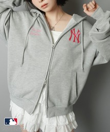 MLB（メジャーリーグベースボール）の「【MLB/メジャーリーグベースボール】別注オーバーサイズジップパーカー/セットアップ対応/ユニセックス（パーカー）」