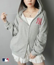 MLB（メジャーリーグベースボール）の「【MLB/メジャーリーグベースボール】別注オーバーサイズジップパーカー/セットアップ対応/ユニセックス（パーカー）」
