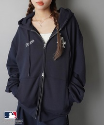 MLB（メジャーリーグベースボール）の「【MLB/メジャーリーグベースボール】別注オーバーサイズジップパーカー/セットアップ対応/ユニセックス（パーカー）」
