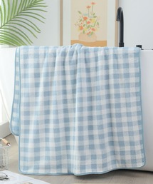 SHEPP（シープ）の「【2枚セット】ギンガムチェック ふわもこフェイスタオル（タオル）」