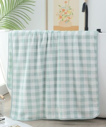 SHEPP（シープ）の「【2枚セット】ギンガムチェック ふわもこフェイスタオル（タオル）」