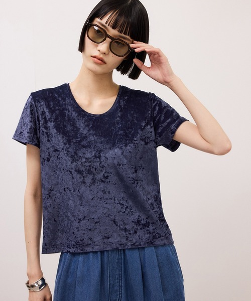 セール】クラッシュベロアTEE（Tシャツ/カットソー）｜ADAM ET ROPE