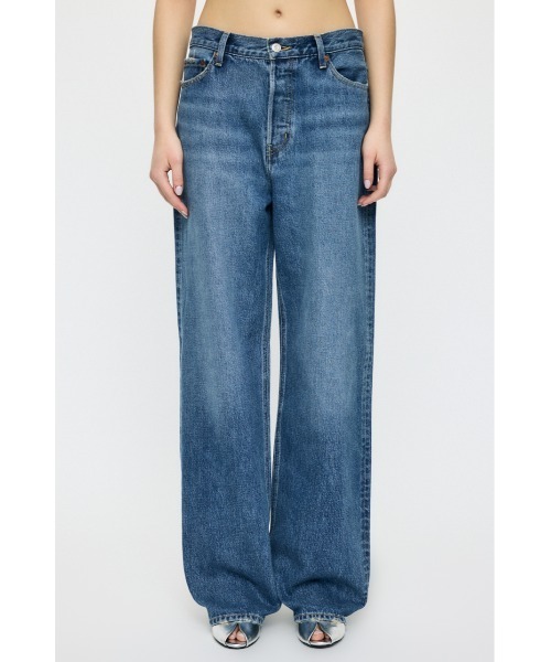 MOUSSY(マウジー)の「LOW SLUNG STRAIGHT(デニムパンツ・レディース・ライトブルー/ブルー・0/1/2)」の1枚目の写真