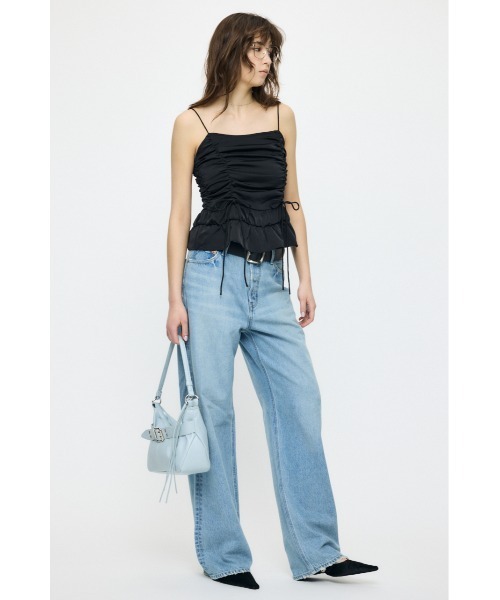 MOUSSY(マウジー)の「LOW SLUNG STRAIGHT(デニムパンツ・レディース・ライトブルー/ブルー・0/1/2)」の19枚目の写真