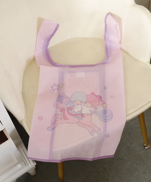 FUNALIVE（ファンアライブ）の「サンリオ リトルツインスターズ メッシュバッグ（エコバッグ/サブバッグ・レディース・ピンク系・ONE SIZE）」の3枚目の写真