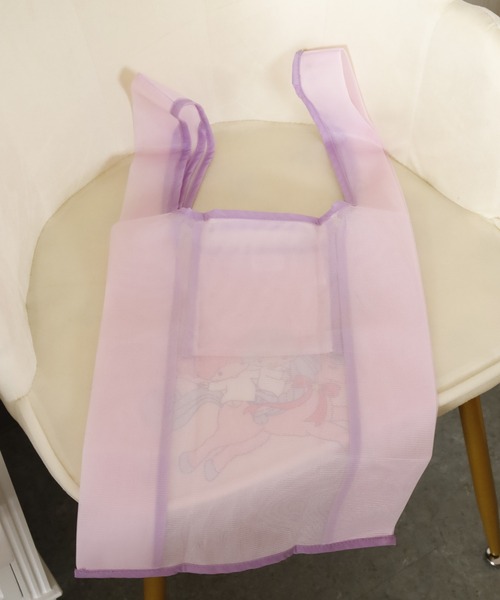 FUNALIVE（ファンアライブ）の「サンリオ リトルツインスターズ メッシュバッグ（エコバッグ/サブバッグ・レディース・ピンク系・ONE SIZE）」の5枚目の写真