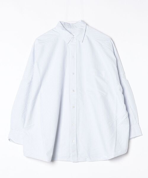 ROSE BUD（ローズバッド）の「OXFORD BIG SHIRT（シャツ/ブラウス・レディース・ライトブルー/ライトピンク/ベージュ・ONE SIZE）」の3枚目の写真