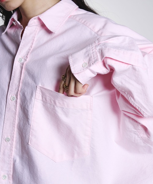 ROSE BUD(ローズバッド)の「OXFORD BIG SHIRT(シャツ/ブラウス・レディース・ライトブルー/ライトピンク/ベージュ・ONE SIZE)」の22枚目の写真