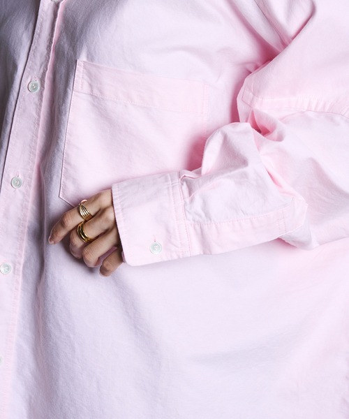 ROSE BUD(ローズバッド)の「OXFORD BIG SHIRT(シャツ/ブラウス・レディース・ライトブルー/ライトピンク/ベージュ・ONE SIZE)」の21枚目の写真