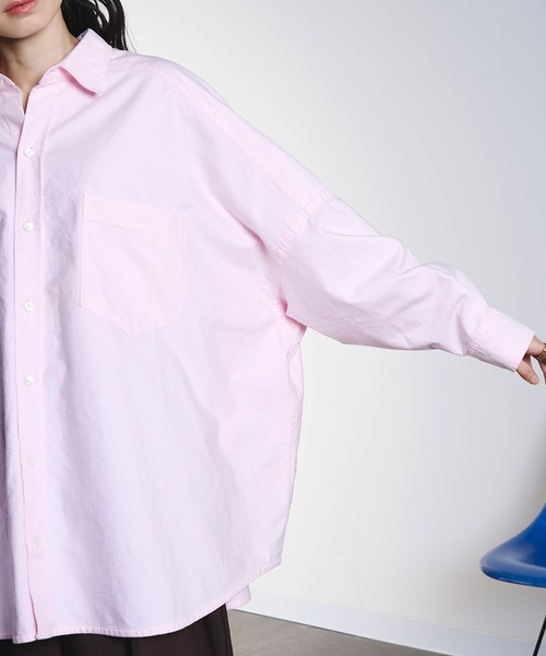 ROSE BUD(ローズバッド)の「OXFORD BIG SHIRT(シャツ/ブラウス・レディース・ライトブルー/ライトピンク/ベージュ・ONE SIZE)」の20枚目の写真