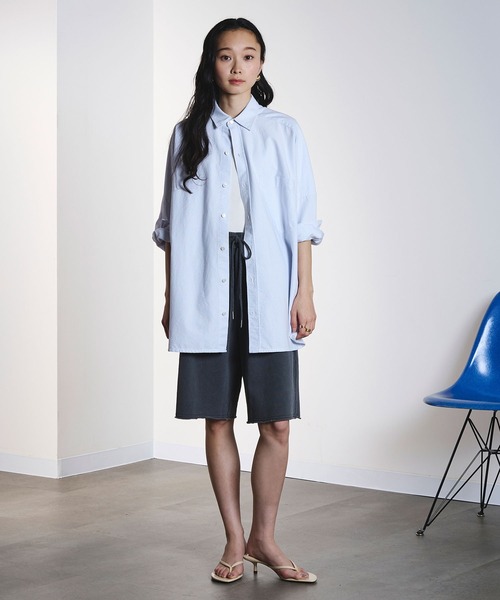 ROSE BUD(ローズバッド)の「OXFORD BIG SHIRT(シャツ/ブラウス・レディース・ライトブルー/ライトピンク/ベージュ・ONE SIZE)」の15枚目の写真