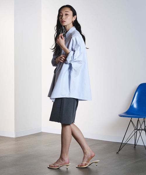ROSE BUD(ローズバッド)の「OXFORD BIG SHIRT(シャツ/ブラウス・レディース・ライトブルー/ライトピンク/ベージュ・ONE SIZE)」の14枚目の写真