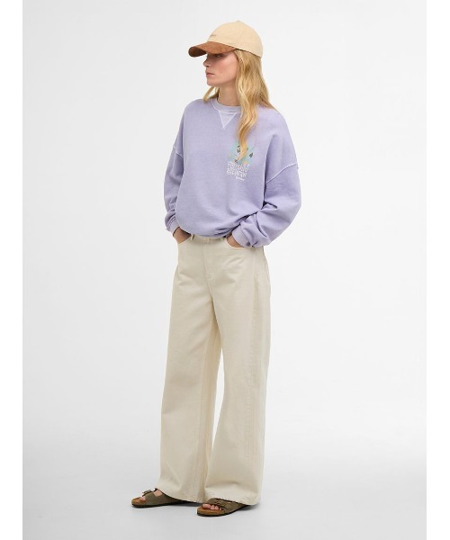 Barbour(バブアー)の「Selenaオーバーサイズスウェット(レディース)(スウェット・レディース・オリーブ/パープル・8)」の12枚目の写真