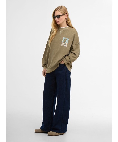 Barbour(バブアー)の「Selenaオーバーサイズスウェット(レディース)(スウェット・レディース・オリーブ/パープル・8)」の7枚目の写真