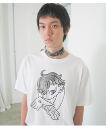 NICE GHOST CLUB（ナイスゴーストクラブ）の「GATEKEEPER HAND TEE_WHITE(NG2GMUT520A)（Tシャツ/カットソー）」
