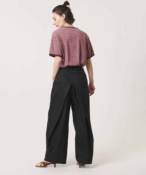 BEAUTY&YOUTH UNITED ARROWS（ビューティーアンドユースユナイテッドアローズ）の「セルロースナイロン バックラップ パンツ（その他パンツ・レディース・ブラック/オフホワイト/オリーブ・XS/M/S）」の22枚目の写真