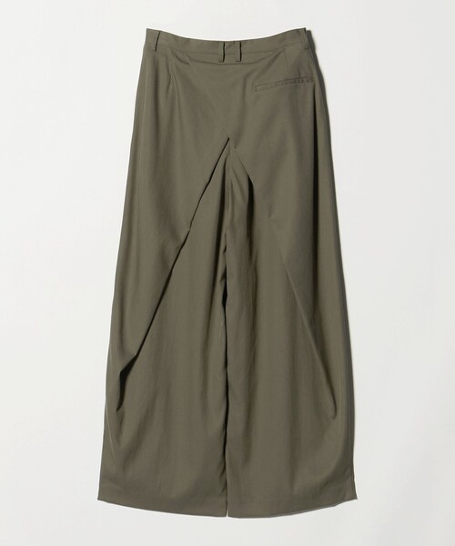 BEAUTY&YOUTH UNITED ARROWS（ビューティーアンドユースユナイテッドアローズ）の「セルロースナイロン バックラップ パンツ（その他パンツ・レディース・ブラック/オフホワイト/オリーブ・XS/M/S）」の19枚目の写真