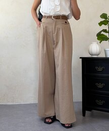 Chez toi | サイドポケットデザインベルト付きパンツ(その他パンツ)