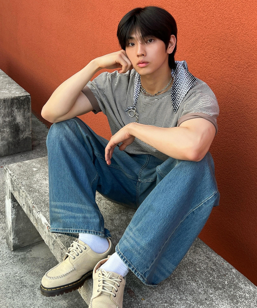 MAISON MINED(メゾンミネド)の「STRIPE LAYERED HALF T BROWN(Tシャツ/カットソー・メンズ・その他・SMALL/MEDIUM/LARGE)」の19枚目の写真