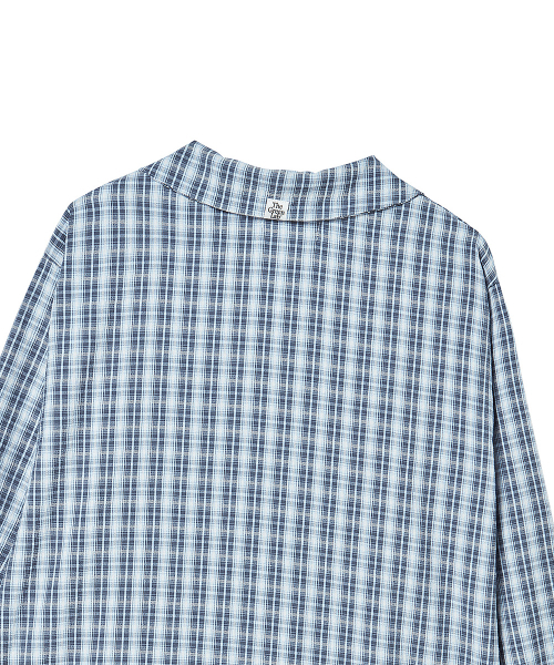 THE GREEN LAB（ザグリーンラボ）の「ラブリーカラー チェック フリル ロングトップ [ブルー]（シャツ/ブラウス・レディース・その他・FREE）」の11枚目の写真