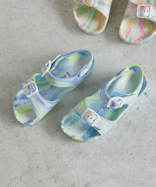 BAYFLOW（ベイフロー）の「[軽量・履き心地抜群!]EVAサンダル[17cm-21cm](KIDS)（サンダル・キッズ・ブルー/マルチ/ブラック・20.0cm/18.0cm/21.0cm/17.0cm/19.0cm）」の3枚目の写真
