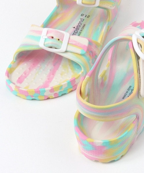 BAYFLOW（ベイフロー）の「[軽量・履き心地抜群!]EVAサンダル[17cm-21cm](KIDS)（サンダル・キッズ・ブルー/マルチ/ブラック・20.0cm/18.0cm/21.0cm/17.0cm/19.0cm）」の16枚目の写真
