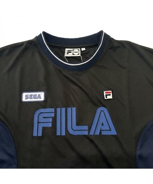 FILA（フィラ）の「S/S TEE / SEGA×FILAコラボTシャツ / フットボール（Tシャツ/カットソー・メンズ・ブラック/カーキ・XL/L/M/S）」の4枚目の写真