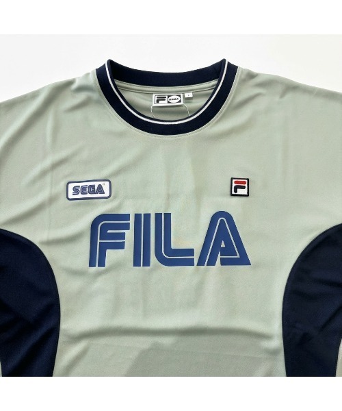 FILA（フィラ）の「S/S TEE / SEGA×FILAコラボTシャツ / フットボール（Tシャツ/カットソー・メンズ・ブラック/カーキ・XL/L/M/S）」の6枚目の写真