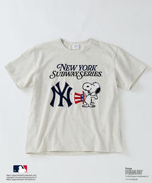 Vintage PEANUTS（ビンテージピーナッツ）の「《追加》PEANUTS / ピーナッツ 別注 MLB ベースボール プリントTシャツ（Tシャツ/カットソー）」