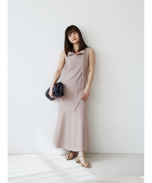 Katrin TOKYO(カトリーントーキョー)の「2way choker onepiece(ワンピース・レディース・ピンク系/ボルドー・S/XS/S-Short/M)」の5枚目の写真