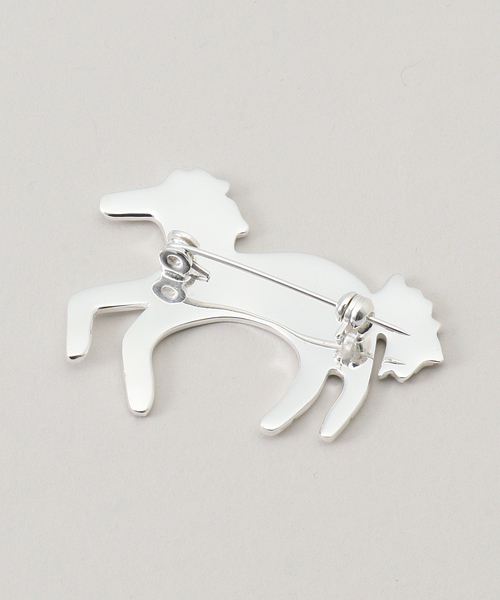 SLOBE IENA（スローブイエナ）の「ADRAR/アドラル HORSE BROOCH（その他ヘアアクセサリー・レディース・シルバー・FREE）」の2枚目の写真