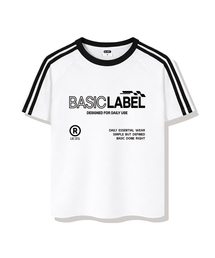 Standard Oversized fit track short-sleeved T-shirt 4 Color [BLSE_3003]