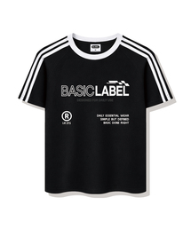 Standard Oversized fit track short-sleeved T-shirt 4 Color [BLSE_3003]