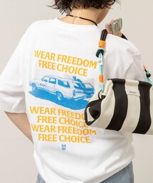 MAQWEL | 【MAQWEL/マクウェル】ウォッシャブル Maqwel Car ワイドボディプリントTシャツ(Tシャツ/カットソー)