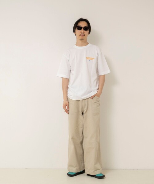 MAQWEL（マクウェル）の「【MAQWEL/マクウェル】ウォッシャブル Maqwel Car ワイドボディプリントTシャツ（Tシャツ/カットソー・レディース・ホワイト・FREE）」の13枚目の写真
