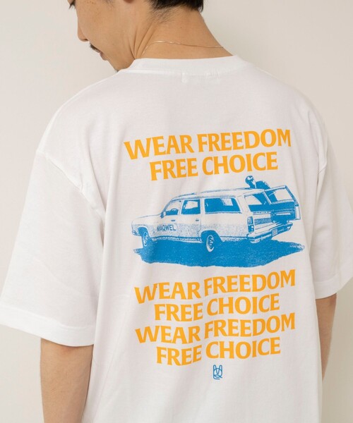 MAQWEL（マクウェル）の「【MAQWEL/マクウェル】ウォッシャブル Maqwel Car ワイドボディプリントTシャツ（Tシャツ/カットソー・レディース・ホワイト・FREE）」の21枚目の写真