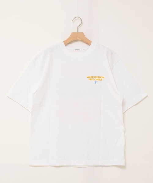 MAQWEL（マクウェル）の「【MAQWEL/マクウェル】ウォッシャブル Maqwel Car ワイドボディプリントTシャツ（Tシャツ/カットソー・レディース・ホワイト・FREE）」の22枚目の写真