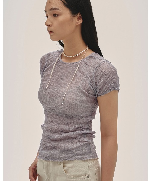 2way Sheer Knittops（Tシャツ/カットソー）｜TODAYFUL（トゥデイフル