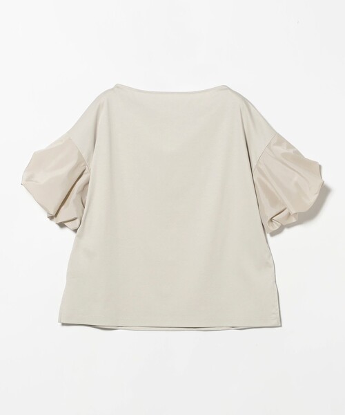 Demi-Luxe BEAMS(デミルクス ビームス)の「タフタ バルーン スリーブ プルオーバー(Tシャツ/カットソー・レディース・グリーン系その他5/ネイビー/ベージュ・ONE SIZE)」の21枚目の写真