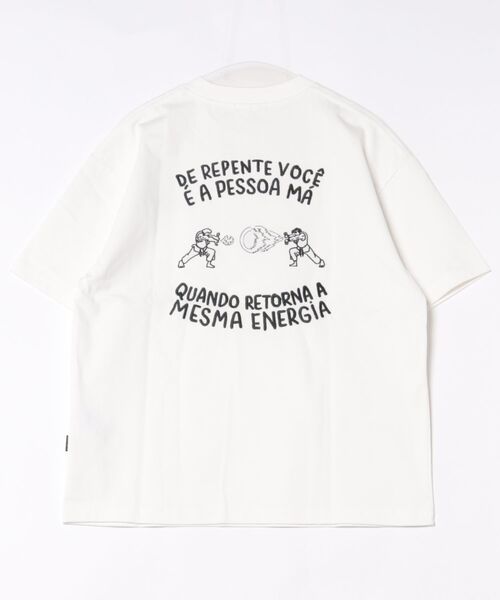 BAYBLO（ベイブロ）の「(RM)【COMPLETE】コットン100% 天竺 刺繍 プリント デザイン クルーネックTシャツ（Tシャツ/カットソー・メンズ・ブラック系1/ホワイト系1・FREE）」の8枚目の写真
