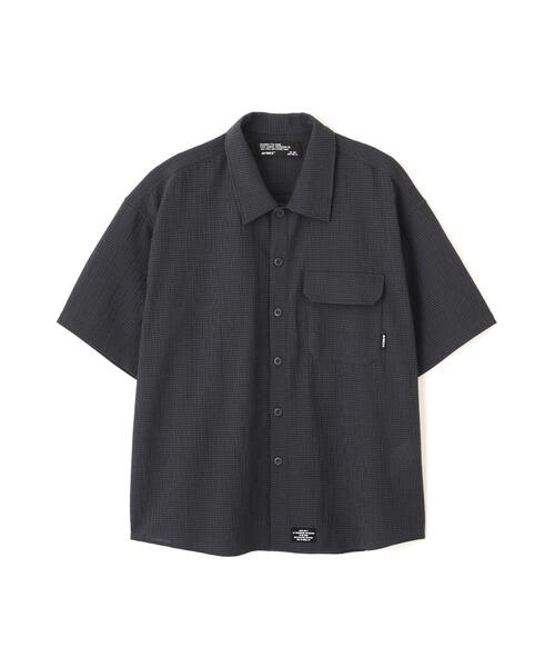 AVIREX（アヴィレックス）の「《直営店限定》３D DOT SHIRT Ⅱ / ドットシャツ / AVIREX / アヴィレックス（シャツ/ブラウス・メンズ・ブラック/チャコールグレー・M/XL/L）」の2枚目の写真