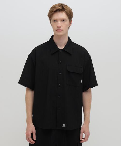 AVIREX（アヴィレックス）の「《直営店限定》３D DOT SHIRT Ⅱ / ドットシャツ / AVIREX / アヴィレックス（シャツ/ブラウス・メンズ・ブラック/チャコールグレー・M/XL/L）」の3枚目の写真