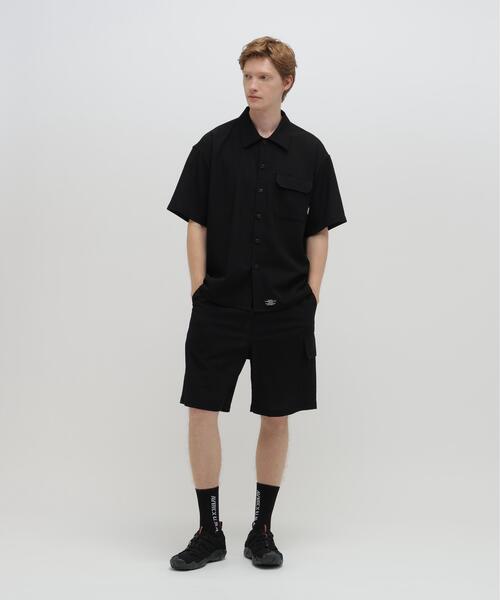 AVIREX（アヴィレックス）の「《直営店限定》３D DOT SHIRT Ⅱ / ドットシャツ / AVIREX / アヴィレックス（シャツ/ブラウス・メンズ・ブラック/チャコールグレー・M/XL/L）」の5枚目の写真