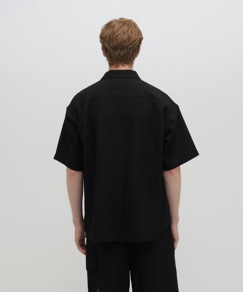 AVIREX（アヴィレックス）の「《直営店限定》３D DOT SHIRT Ⅱ / ドットシャツ / AVIREX / アヴィレックス（シャツ/ブラウス・メンズ・ブラック/チャコールグレー・M/XL/L）」の7枚目の写真