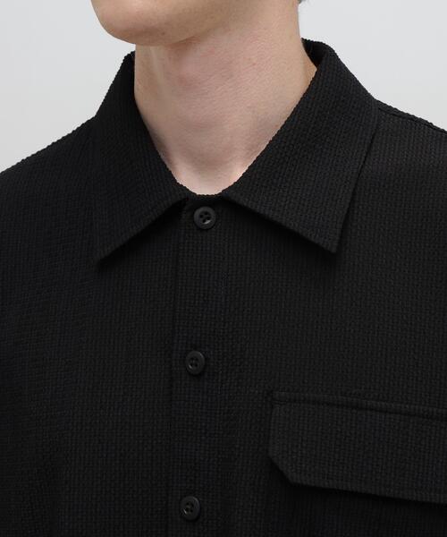 AVIREX（アヴィレックス）の「《直営店限定》３D DOT SHIRT Ⅱ / ドットシャツ / AVIREX / アヴィレックス（シャツ/ブラウス・メンズ・ブラック/チャコールグレー・M/XL/L）」の8枚目の写真