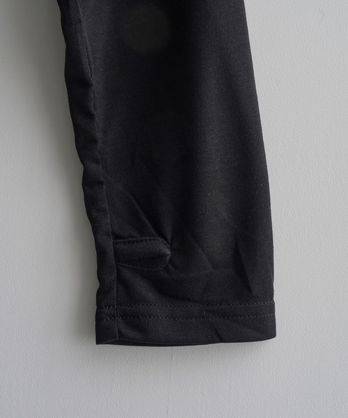Art re A select（アトリエセレクト）の「【MADE IN KOREA】フェイクレイヤードヘンリーネックロンT（Tシャツ/カットソー・メンズ・ブラック/アイボリー・FREE）」の4枚目の写真