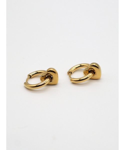 Bilan(ビラン)の「( 金属アレルギー軽減 サージカルステンレス ) ハートドロップピアス / 【BILAN】 Heart Drop Pierce(ピアス(両耳用)・レディース・シルバー/ゴールド/マルチ・FREE)」の10枚目の写真
