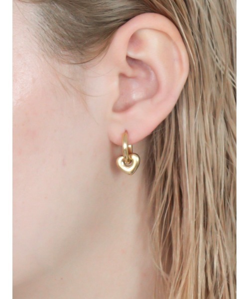 Bilan(ビラン)の「( 金属アレルギー軽減 サージカルステンレス ) ハートドロップピアス / 【BILAN】 Heart Drop Pierce(ピアス(両耳用)・レディース・シルバー/ゴールド/マルチ・FREE)」の16枚目の写真