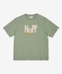 スターノフト刺繍半袖Tシャツ [オリーブ]