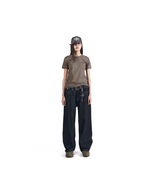 AAKAM(アーカム)の「CROS2 Patch Denim Pants (Black)(デニムパンツ・レディース・その他・1/2)」の12枚目の写真